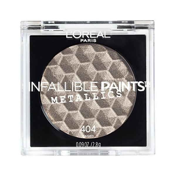 ظلال العيون من لوريال باريس كوزماتيكس انفاليبل L'Oreal Paris Cosmetics Infallible Paints Metallics Eyeshadow, Caged, 0.09 Ounce