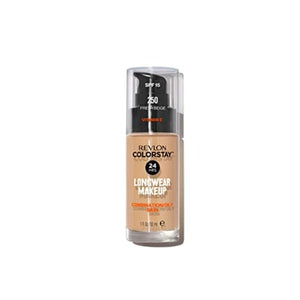 ريفلون كلر ستاي كريم أساس 250 فريش بيج (بيج) Revlon Colorstay Makeup Foundation 250 Fresh Beige (Beige)