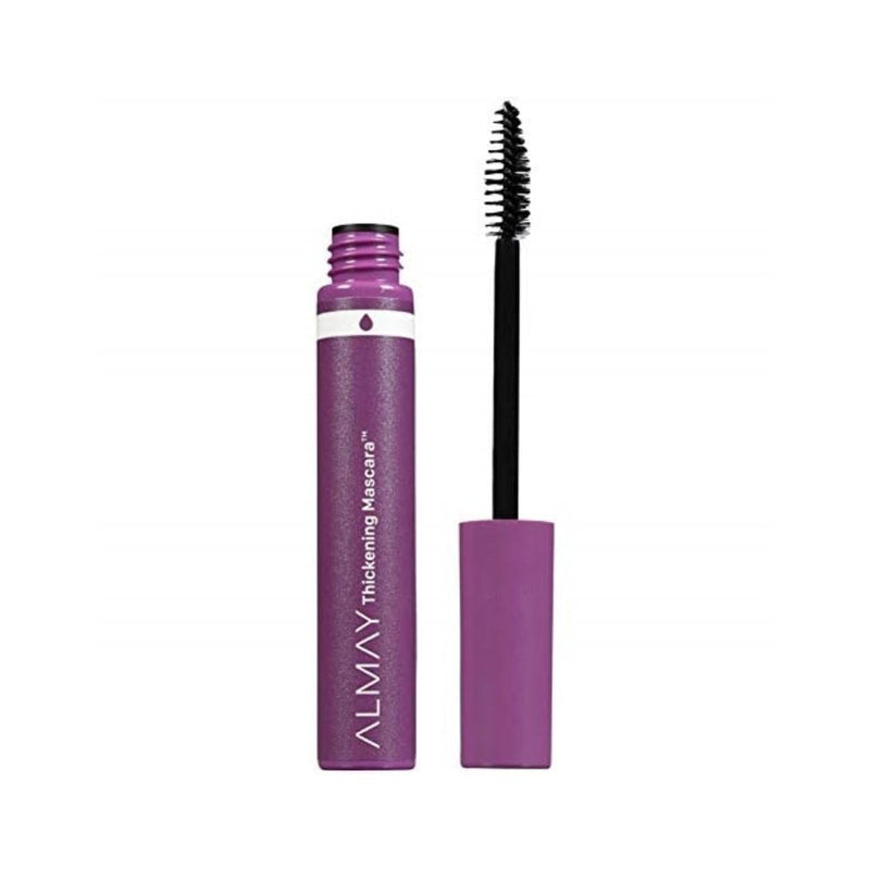 ماسكارا ألماي المقاومة للماء لزيادة حجم وطول مكياج العيون Almay Waterproof Mascara, Thickening Volume & Length Eye Makeup, Ophthalmologist Tested, Fragrance Free, Hypoallergenic, Black, 0.26 Oz