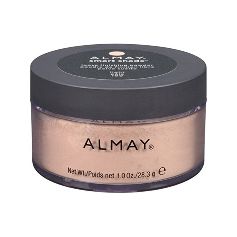 بودرة اللمسة النهائية السائبة Almay Smart Shade Loose Finishing Powder, Light [100] 1 oz (Pack of 6)