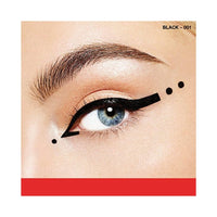 قلم تحديد عيون سائل سكانديل آيز من ريميل Rimmel Scandaleyes Liquid Liner, 001 Black, 0.37 Fluid Ounce (Pack of 2)