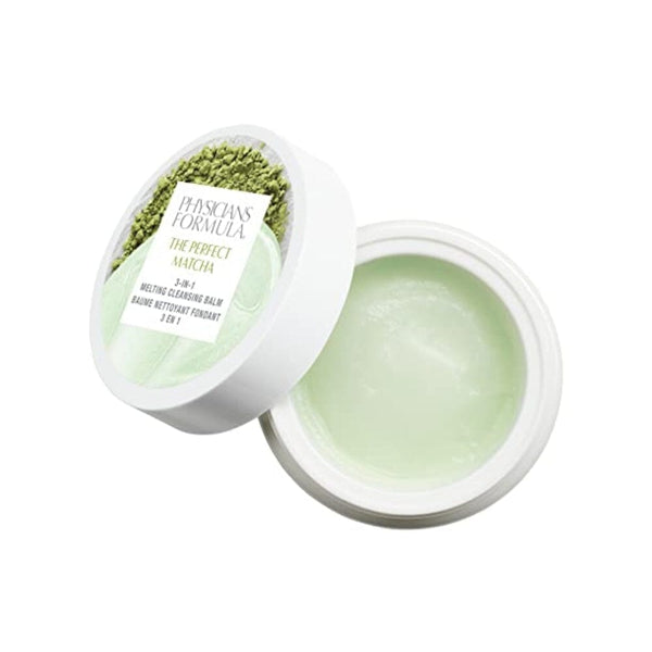 بلسم منظف للوجه من فيزيشينز فورميولا مزيل مكياج 3 في 1 للشفاه أو الوجه Physicians Formula Face Cleansing Balm The Perfect Matcha 3-in-1 Makeup Remover For Eye, Lip, Or Face, Deeply Cleanses Pores And Removes Impurities, Ultra Nourishing Soothing Treatment