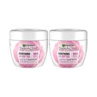 مرطب الوجه 3 في 1 مع ماء الورد من غارنييه (عبوة من قطعتين) (قد تختلف العبوة) Garnier SkinActive 3-in-1 Face Moisturizer with Rose Water, 6.7 Fl Oz (Pack of 2) (Packaging May Vary)