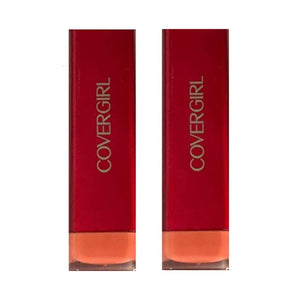 مجموعة من قطعتين من أحمر الشفاه Pack of 2 CoverGirl Colorlicious Lipstick, Decadent Peach (280)