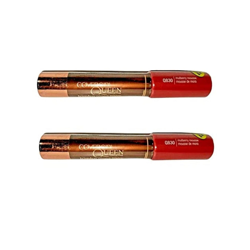 عبوة من 2 بلسم ملمع كوين جامبو من كوفرجيرل COVERGIRL Pack of 2 Queen Jumbo Gloss Balm, Q830 Mulberry Mousse