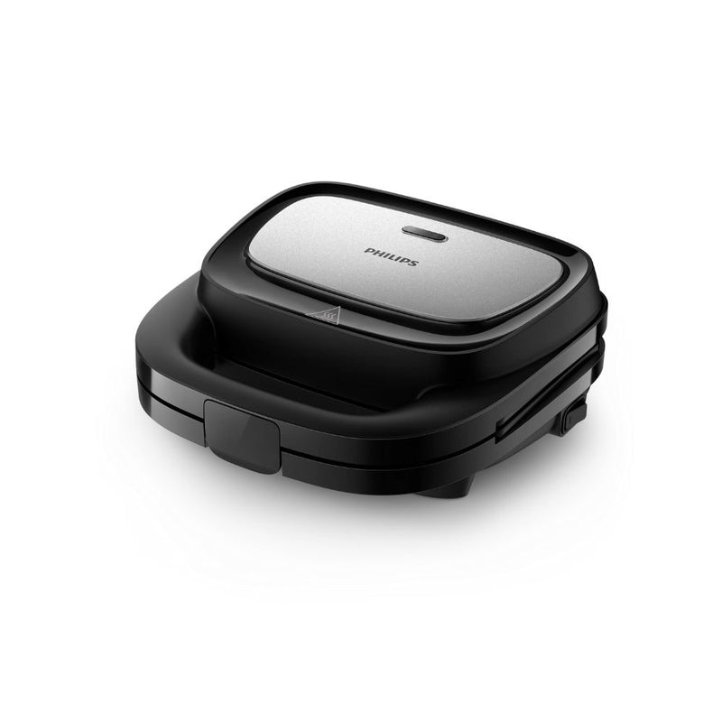 ماكينة صنع الساندويتشات من فيليبس Philips HD2350 3-in-1 Sandwich Maker, Black