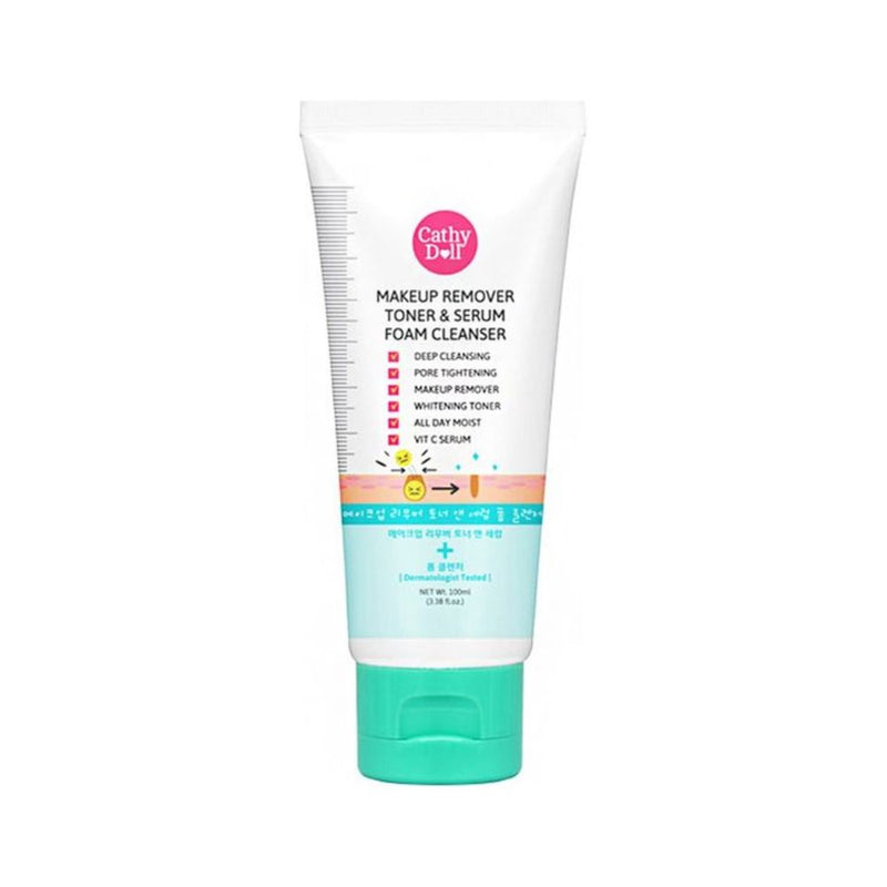 مزيل مكياج وتونر ومنظف رغوي كاثي دول   Makeup Remover, Toner & Foam Cleanser Lavender
