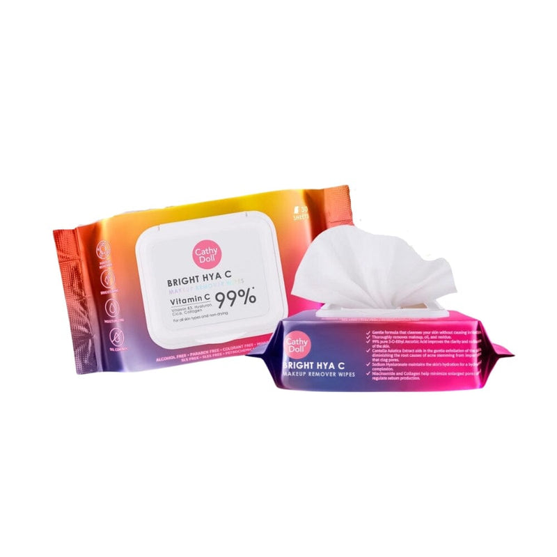 مناديل ازالة مكياج برايت هيا سي كاثي دول Cathy Doll Bright Hya C Makeup Remover Wipes