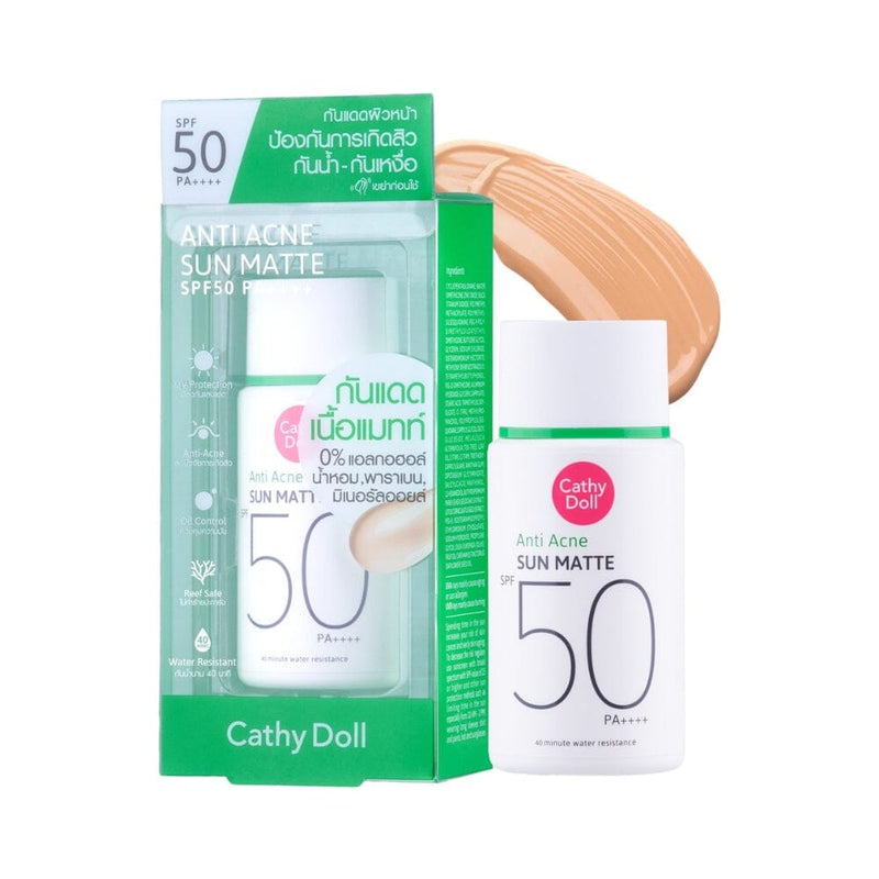 كريم المضاد لحب الشباب والشمس كاثي دول Cathy Doll Anti Acne Sun Matte SPF50 PA++++