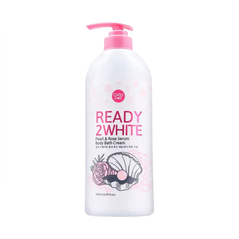 كريم استحمام الجسم مع سيروم اللؤلؤ والورد كاثي دول Cathy Doll Ready 2 White Body Bath Cream Pearl & Rose Serum