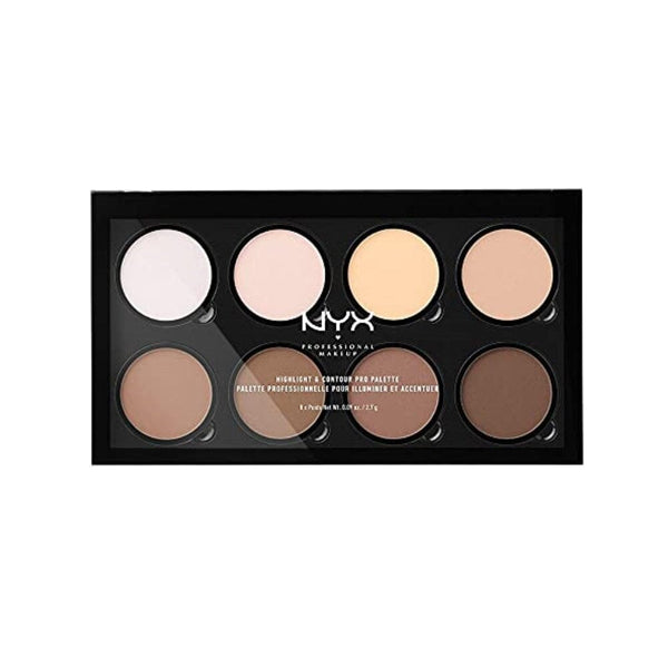 إن واي إكس بروفيشنال ميك أب هايلايت آند كونتور برو باليت NYX PROFESSIONAL MAKEUP Highlight & Contour Pro Palette