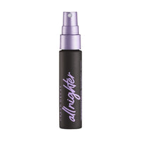 بخاخ تثبيت مكياج يدوم طويلاً بحجم السفر يدوم حتى 16 ساعة URBAN DECAY All Nighter Long-Lasting Makeup Setting Spray, Travel Size - Award-Winning Makeup Finishing Spray - Lasts Up To 16 Hours - Oil-Free - Non-Drying Formula for All Skin Types - 1.0 fl oz