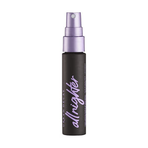 بخاخ تثبيت مكياج يدوم طويلاً بحجم السفر يدوم حتى 16 ساعة URBAN DECAY All Nighter Long-Lasting Makeup Setting Spray, Travel Size - Award-Winning Makeup Finishing Spray - Lasts Up To 16 Hours - Oil-Free - Non-Drying Formula for All Skin Types - 1.0 fl oz