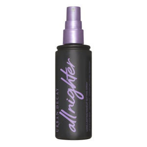 بخاخ تثبيت مكياج طويل الأمد يدوم حتى 16 ساعة  URBAN DECAY All Nighter Long-Lasting Makeup Setting Spray - Award-Winning Makeup Finishing Spray - Lasts Up To 16 Hours - Oil-Free, Microfine Mist - Non-Drying Formula for All Skin Types - 4.0 fl oz