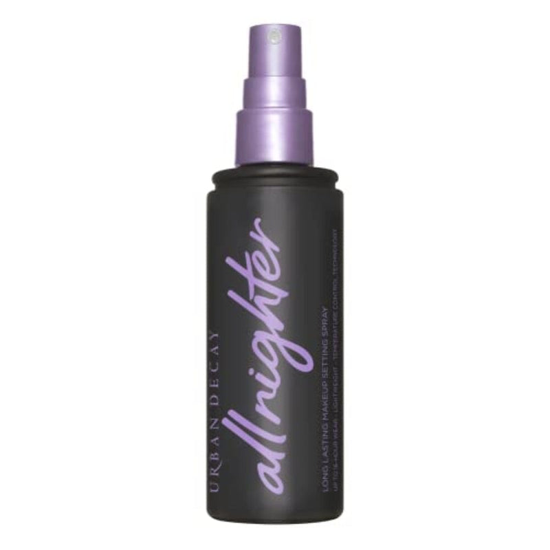 بخاخ تثبيت مكياج طويل الأمد يدوم حتى 16 ساعة  URBAN DECAY All Nighter Long-Lasting Makeup Setting Spray - Award-Winning Makeup Finishing Spray - Lasts Up To 16 Hours - Oil-Free, Microfine Mist - Non-Drying Formula for All Skin Types - 4.0 fl oz