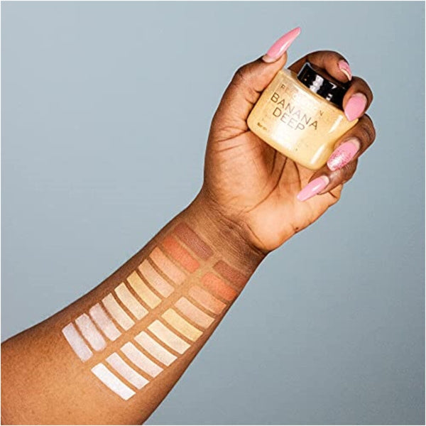 بودرة تثبيت المكياج سائبة من ميك اب ريفوليوشن Makeup Revolution Loose Baking Powder, Make Up Setting Powder, Provides Long-lasting Coverage, Reduces Shine, For Medium Skin Tones, Lace, 32g