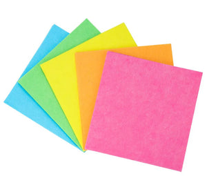 مناشف إسفنجية 5 قطع من رويال فورد Royal ford 5Pcs Rainbow Cleaning Cloth RF11070