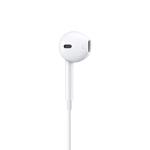 سماعات سلكية مع قابس Apple EarPods Headphones with 3.5mm Plug. Microphone with Built-in Remote to Control Music, Phone Calls, and Volume. Wired Earbuds