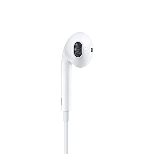 سماعات سلكية مع قابس Apple EarPods Headphones with 3.5mm Plug. Microphone with Built-in Remote to Control Music, Phone Calls, and Volume. Wired Earbuds