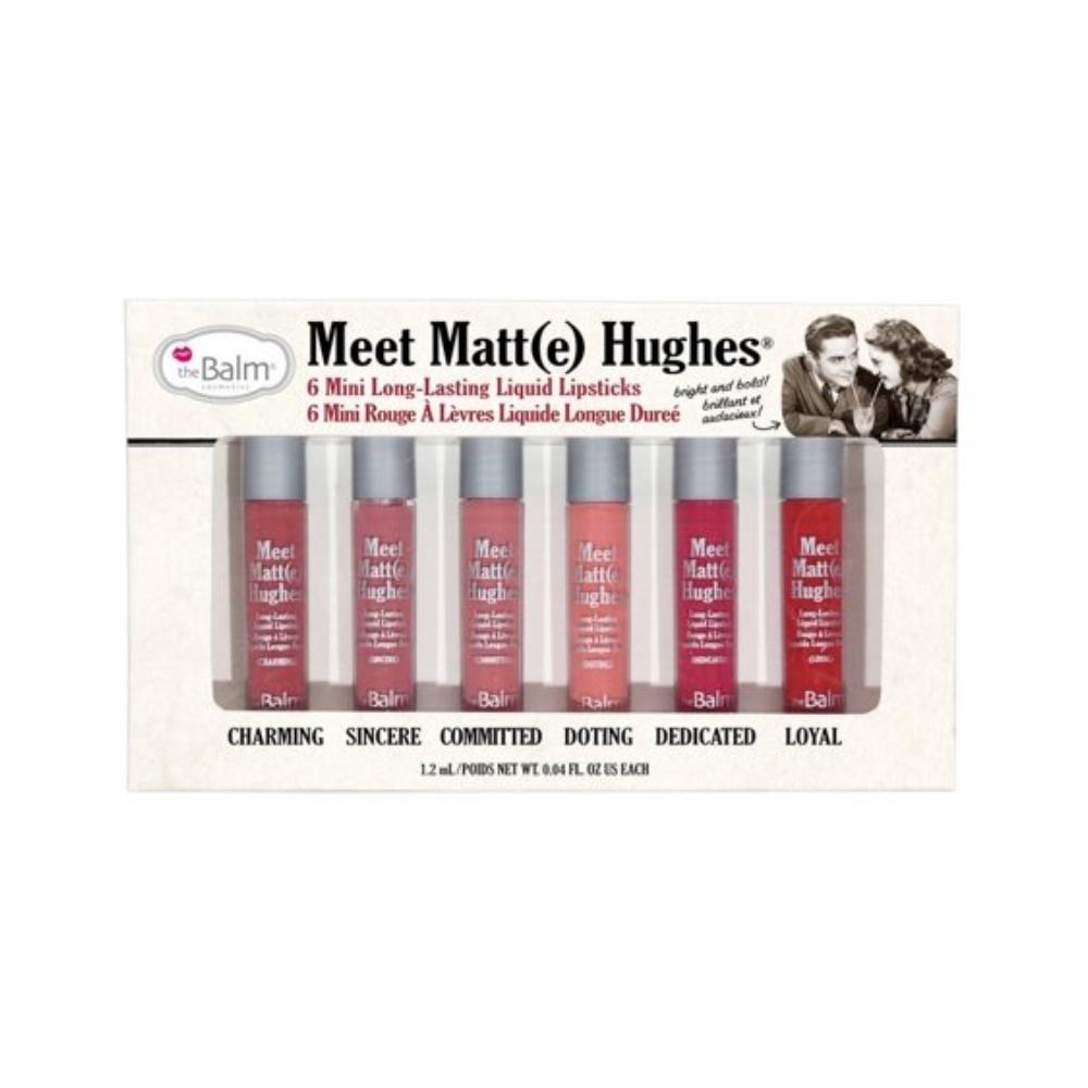 مجموعة شفاه حمراء مات Thebalm Meet Matte Hughes Vol1