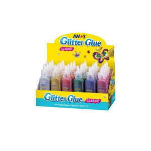 لاصق بلمعة 24 قطعة Glitter Glue 24 Piece