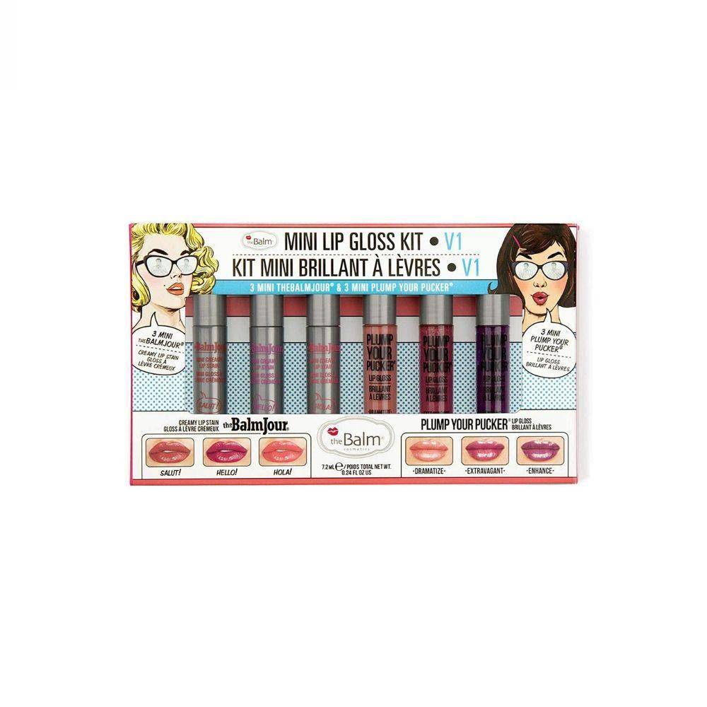 ملمع شفاة من ذا بالم   BALM Plump Your Pucker & theBalmJour Mini Lip Kit Vol