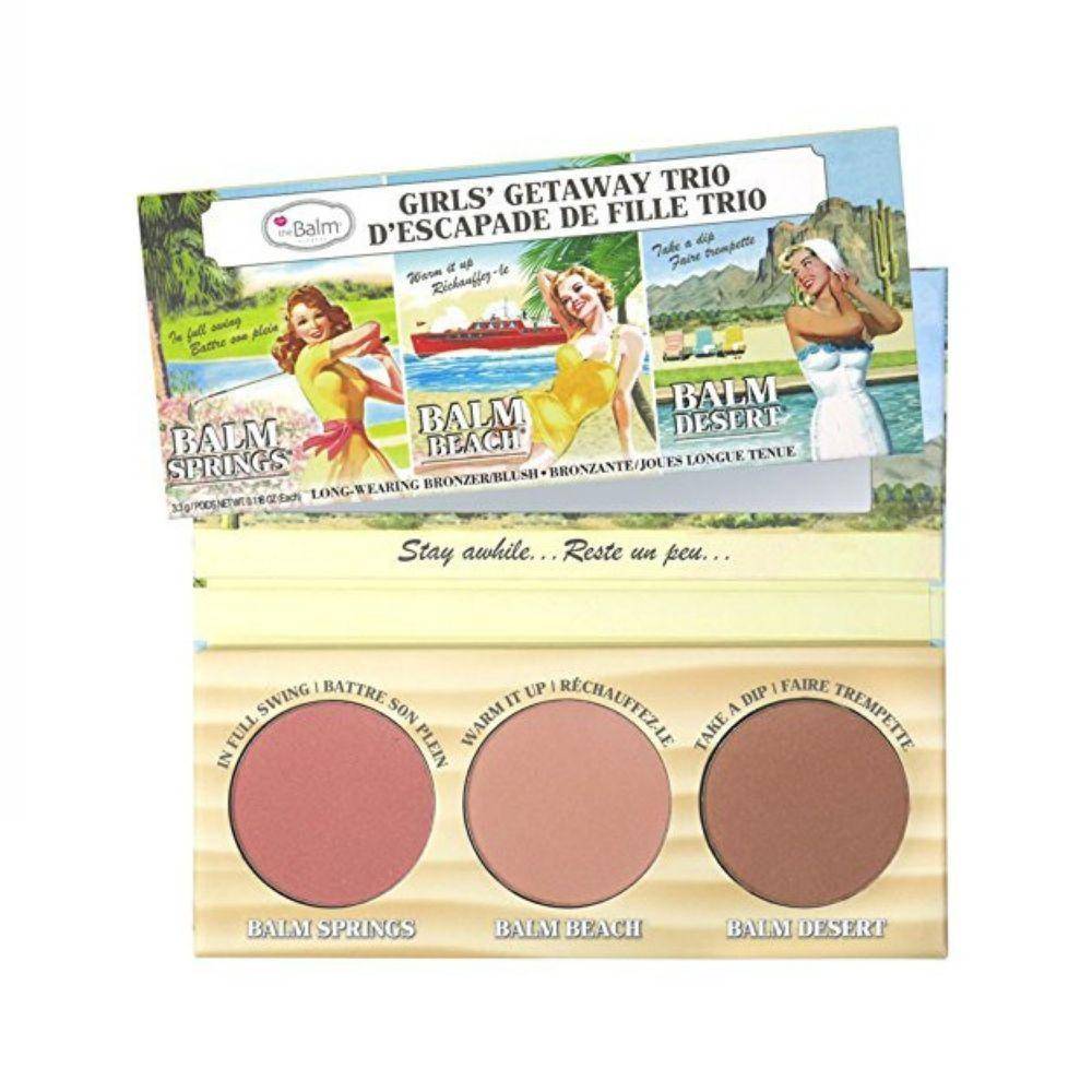 Red Balm Girls Getaway Trio برونزر وبلشر