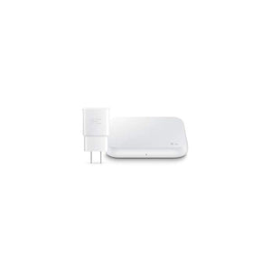 شاحنة لاسلكية شحن سريع Samsung Wireless Charger Fast Charge Pad (2021), Universally Compatible with Qi Enabled Phones (US Version), White