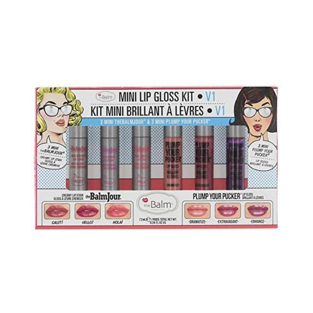 The Balm مجموعة ليب غلوس صغيرة