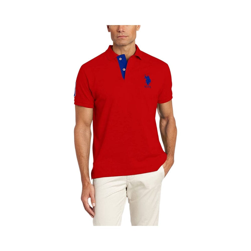 تيشرت رجالي يو اس بولو اسن U.S. Polo Assn. Men's Short-Sleeve Polo Shirt with Applique