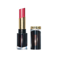 أحمر شفاه مرطب بلا عيوب مع الصبار وحمض الهيالورونيك REVLON Super Lustrous Glass Shine Lipstick, Flawless Moisturizing Lip Color with Aloe, Hyaluronic Acid and Rose Quartz, Dazzle Me Pink (015), 0.15 oz