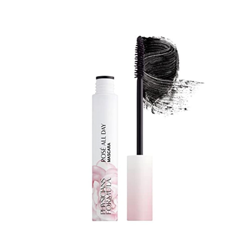 ماسكارا فيزيائيون فورميولا Physicians Formula Rosé All Day Mascara Black Volumizing, Hypoallergenic, Conditioning, Nourishing, Lifting, Lengthening, Dermatologist Approved