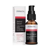 مصل الريتينول للوجه مع حمض الهيالورونيك Retinol Serum for Face with Hyaluronic Acid, Hydrating Night Serum for Face, Retinol for Acne, Wrinkle & Dark Spots, Anti Aging Serum, Retinol for Face, Skin Care Face Serum for Men & Women by YEOUTH