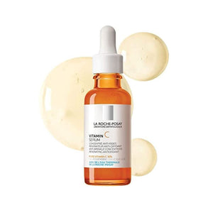 مصل الوجه المضاد للشيخوخة La Roche-Posay Pure Vitamin C Face Serum with Hyaluronic Acid & Salicylic Acid, Anti Aging Face Serum for Wrinkles & Uneven Skin Texture to Visibly Brighten & Smooth. Suitable for Sensitive Skin