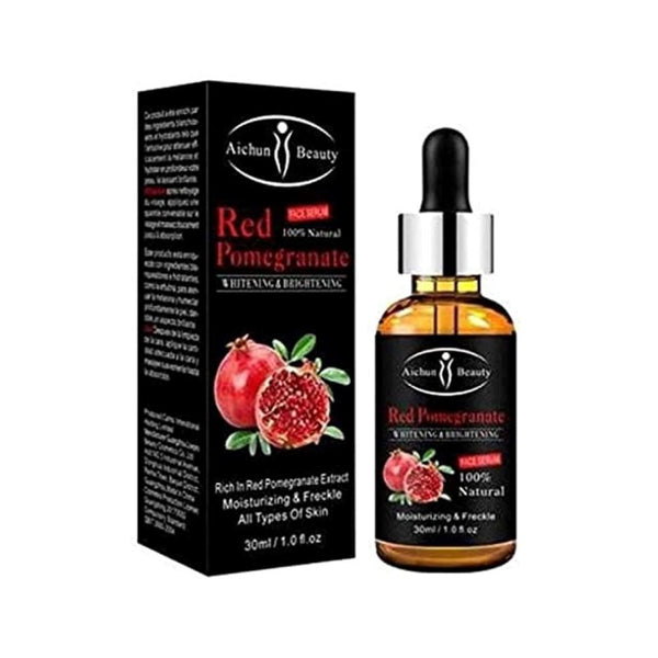 مصل طبيعي لشد الوجه وتنعيمه AICHUN BEAUTY Serum 100% Natural Face Lifting Smoothing Oil Control Acne Perfecting Primer (RED POMEGRANATE)