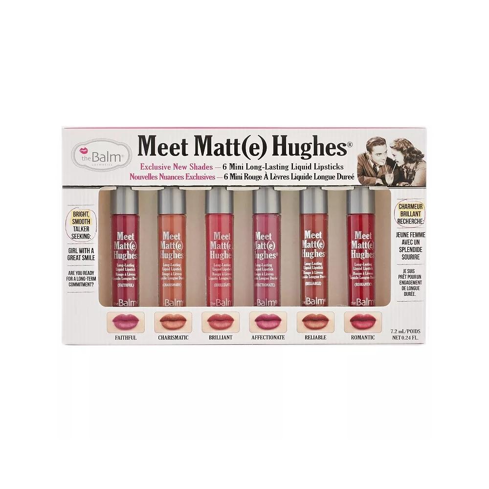 Orisdi - TheBalm 6-Piece Vol.3 Meet Matt(e) Hughes Long-Lasting Mini Liquid Lipstick Kit