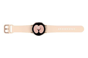 ساعة سامسونج جالكسي الذكية مع متعقب  SAMSUNG Galaxy Watch 4 40mm Smartwatch with ECG Monitor Tracker for Health, Fitness, Running, Sleep Cycles, GPS Fall Detection, Bluetooth, US Version, SM-R860NZDAXAA, Pink Gold