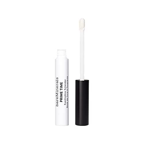 موسع ظلال العيون من بار مينيرالز برايم تايم bareMinerals Prime Time Eyeshadow Extender, Primes + Smooths Eyelids For Eyeshadow Application, 24-Hour Wear, Crease-Proof, Waterproof, Vegan