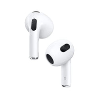 سماعة ابل ايربودز الجيل الثالث Apple AirPods (3rd Generation) Wireless Earbuds with Lightning Charging Case. Spatial Audio, Sweat and Water Resistant, Up to 30 Hours of Battery Life. Bluetooth Headphones for iPhone