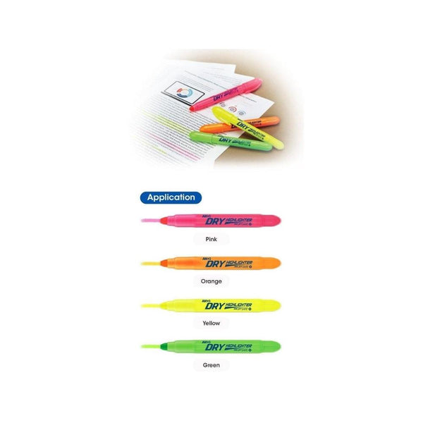 قلم تأشير جل 4 اقلام Highlighter Gel 4 Set