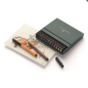 قلم ملون ثابت للتخطيط و الرسم 12 لون في علبة