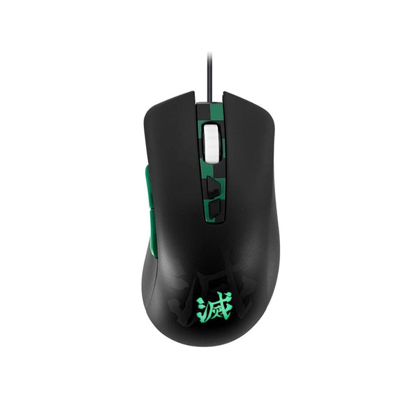 ماوس العاب سلكي مريح اسوس ASUS TUF Gaming Wired Ergonomic Gaming Mouse 7,000 DPI Optical Sensor, 7 Programmable Tactile Buttons, AuraSync RGB Lighting, Lightweight Build, Durable Switches, On-Board Memory, Demon Slayer,TANJIRO