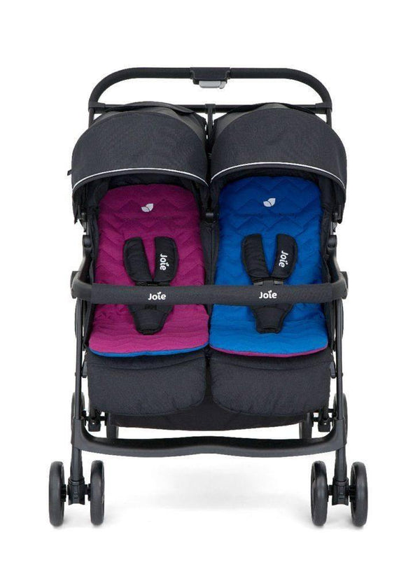 pushchairs aire twin rosy+sea  عربة اطفال جوي بيبي توأم - Orisdi