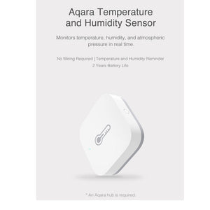 مستشعر حرارة ورطوبة والضغط الجوي اكارا Aqara Temperature & Humidity & Atmospheric Pressure Sensor