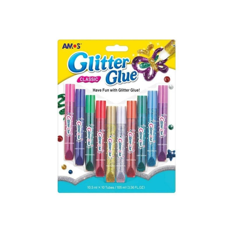 لاصق بلمعة كلاسك 10 الوان Glitter Clue Classic 10 Colors