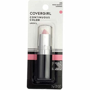 أحمر شفاه ملون مستمر من كوفر جيرل CoverGirl Continuous Color Lipstick, Rose Quartz [415], 0.13 oz (Pack of 4)