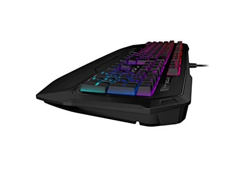 لوحة مفاتيح ميكانيكية للألعاب مع إضاءة لكل مفتاح ROCCAT Ryos mK FX Mechanical Gaming Keyboard with Per-Key RGB Illumination, Brown Cherry Switch