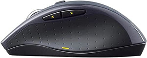 لوجيتك لوحة مفاتيح لاسلكية للكمبيوتر المكتبي  Logitech MK710-RB Desktop Wireless Keyboard/Mouse Combo, Hyper-Fast Scrolling Wireless Mouse USB, Keyboard with LCD Dashboard, Long Battery Life, Black (Renewed)