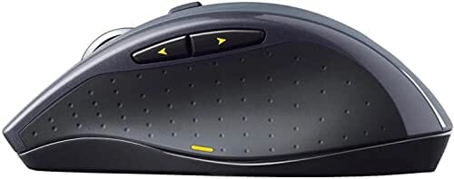 لوجيتك لوحة مفاتيح لاسلكية للكمبيوتر المكتبي  Logitech MK710-RB Desktop Wireless Keyboard/Mouse Combo, Hyper-Fast Scrolling Wireless Mouse USB, Keyboard with LCD Dashboard, Long Battery Life, Black (Renewed)