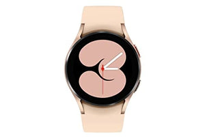 ساعة سامسونج جالكسي الذكية مع متعقب  SAMSUNG Galaxy Watch 4 40mm Smartwatch with ECG Monitor Tracker for Health, Fitness, Running, Sleep Cycles, GPS Fall Detection, Bluetooth, US Version, SM-R860NZDAXAA, Pink Gold
